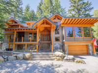 CUSTOM TIMBER FRAME WHISTLER HOME