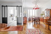 CHARMING CROSSING APARTMENT COMBINING THE OLD PARISIAN CHARM AND CONTEMPORARY LINES