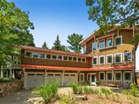 NANTUCKET STYLE HOME ON PRIVATE LAKE MICHIGAN FRONTAGE